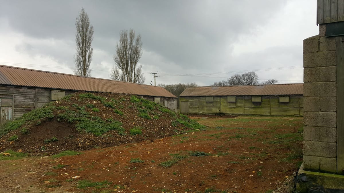 Work starts on site for the 9 unit residential development at Plaxdale Green Farm.