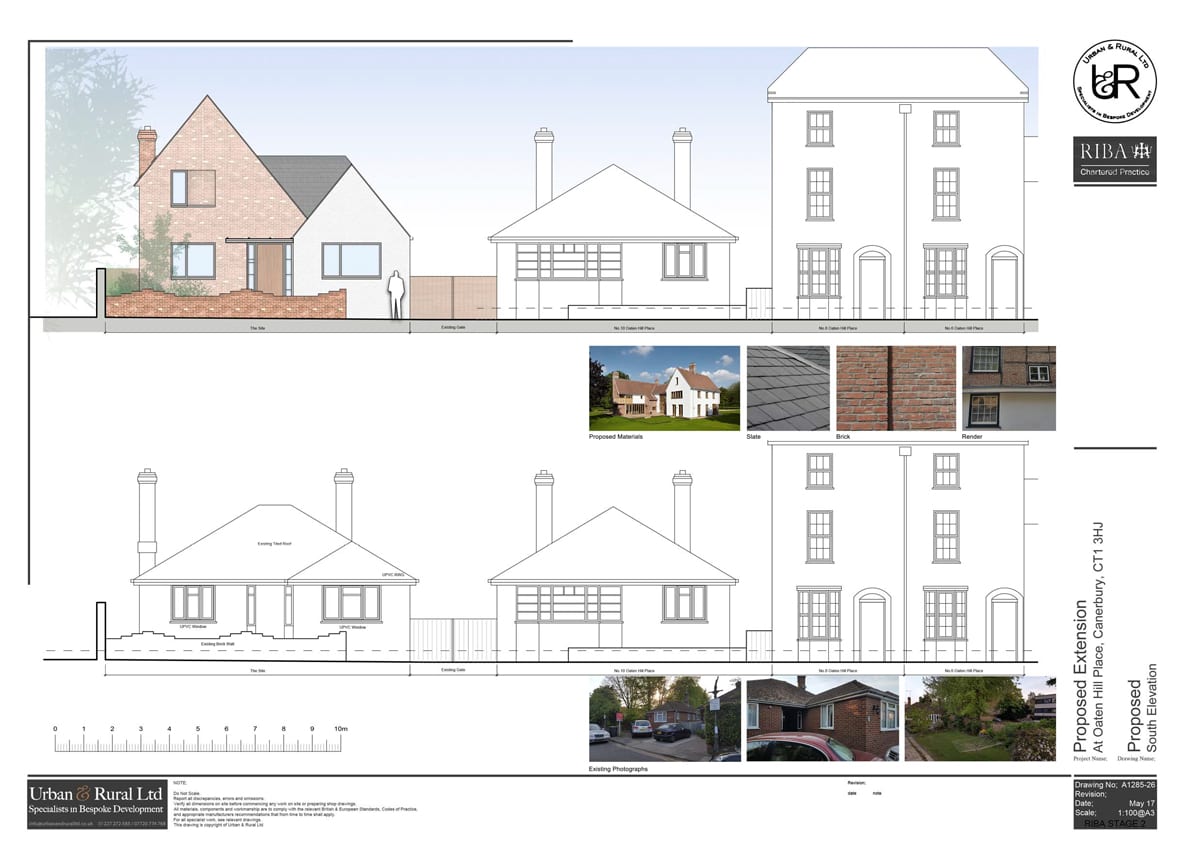 Urban & Rural have secured Full Planning and Conservation Area APPROVAL for a contemporary family home agreed under delegated powers