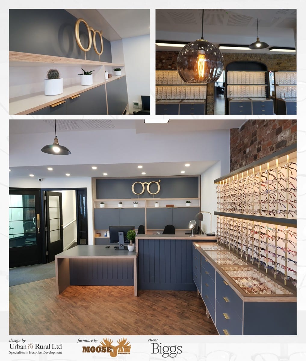 Urban and Rural Designed Retail Interiors Open to the Public in Two Town Centre Locations
