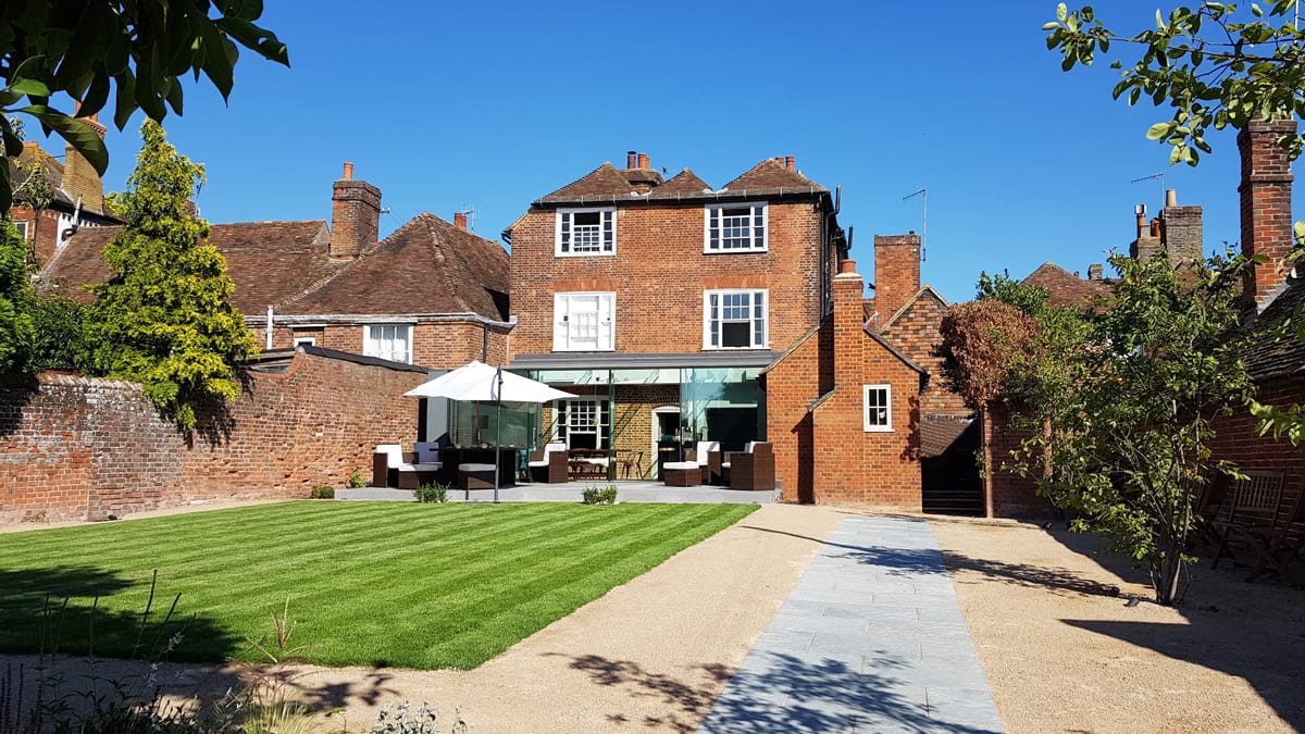 Work on the Grade II Listed Georgian Town House completes on site.