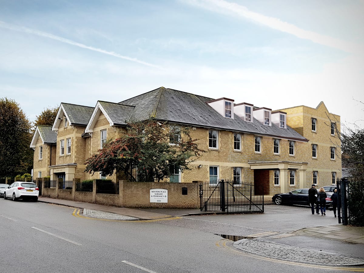APPROVED, Full Planning and Conservation Area Consent for the large expansion of Newton Place Surgery and Pharmacy by Architects Urban & Rural Ltd