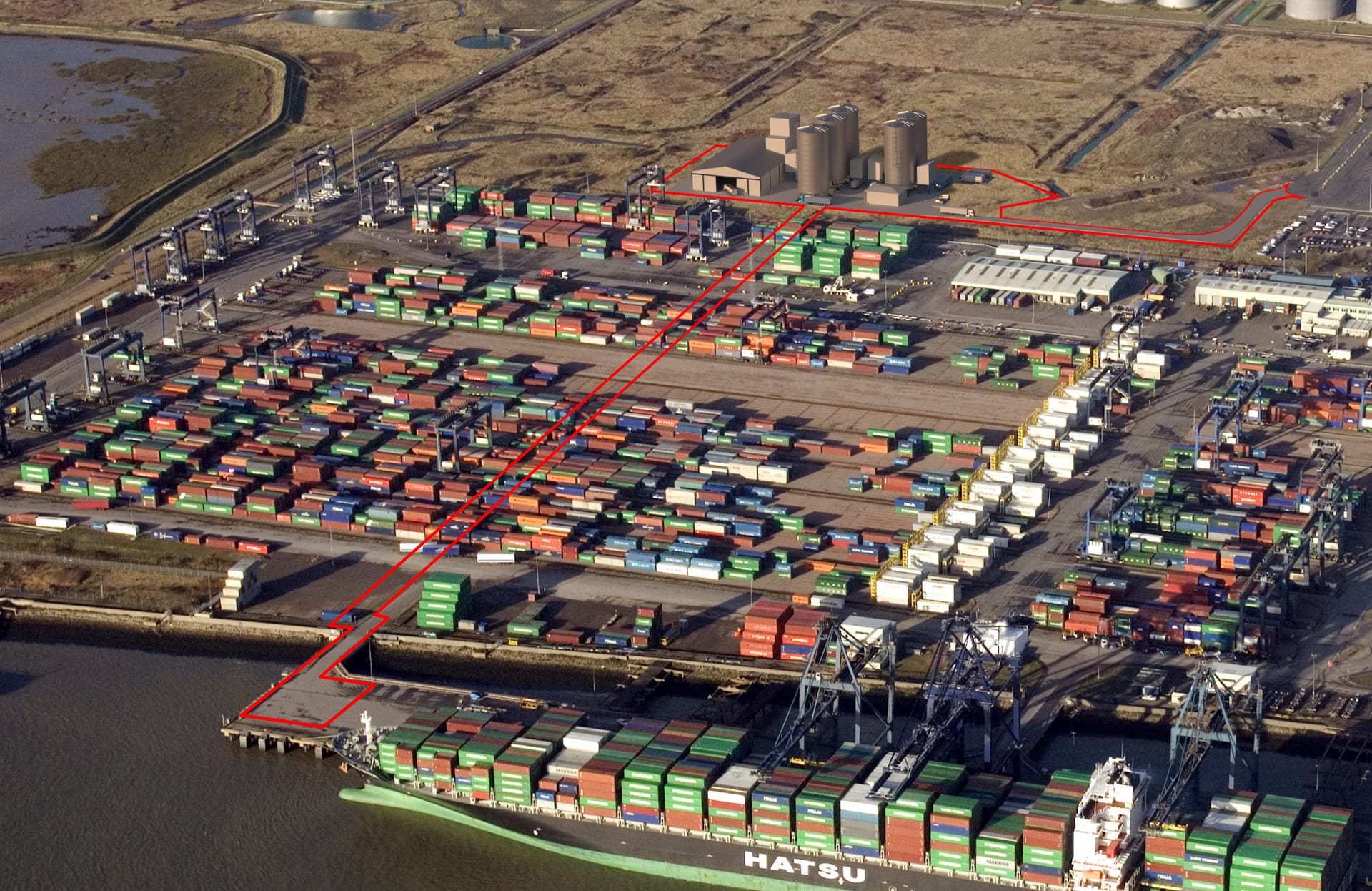 London Thamesport Cement Importation Facility