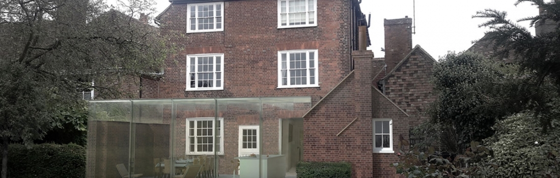 Full planning and listed building consent successfully secured for the large glazed extension to Swan House, a Grade II listed Georgian Town House.