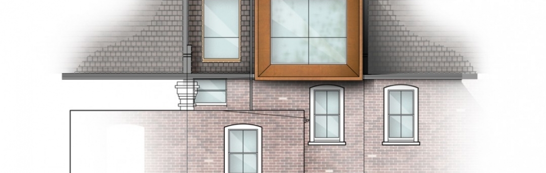 First look at the proposed 3rd floor extension to a Victorian Townhouse in Clapham
