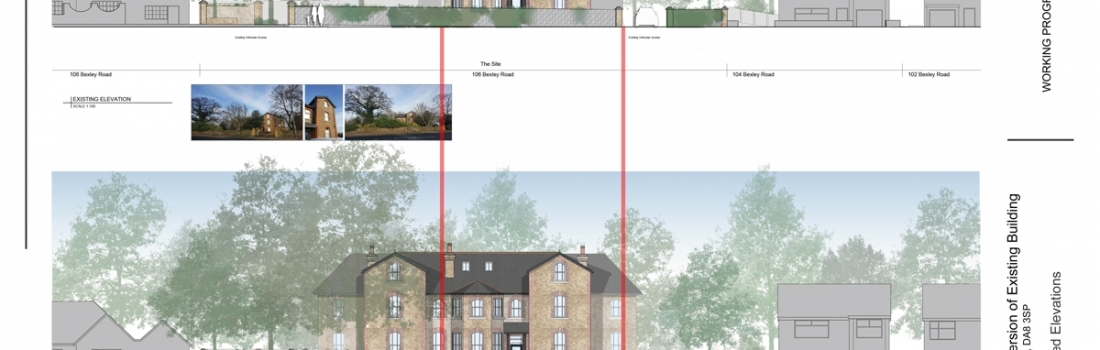 Urban and Rural architect have securers full planning approval for the conversion and large extension of a locally listed house to provide 13 luxury apartments in the London Borough of Bexley