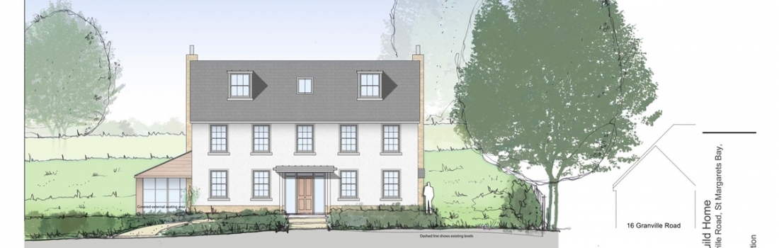 Urban & Rural have secured Full Planning approval for a new one-off luxury family home, located on the White Cliffs of Dover, in the exclusive coastal area of St Margret’s Bay with sea views over the English Channel.