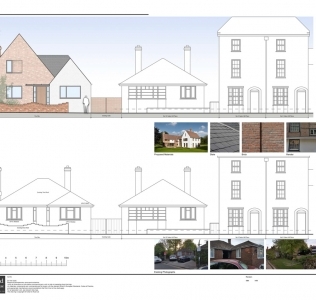 Urban & Rural have secured Full Planning and Conservation Area APPROVAL for a contemporary family home agreed under delegated powers